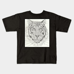 tiger drawing Kids T-Shirt